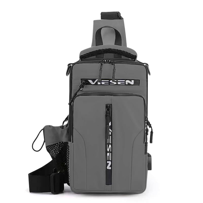 Anti Theft Sling Bagpack Crossbody Backpack USB Charging Chest Bag