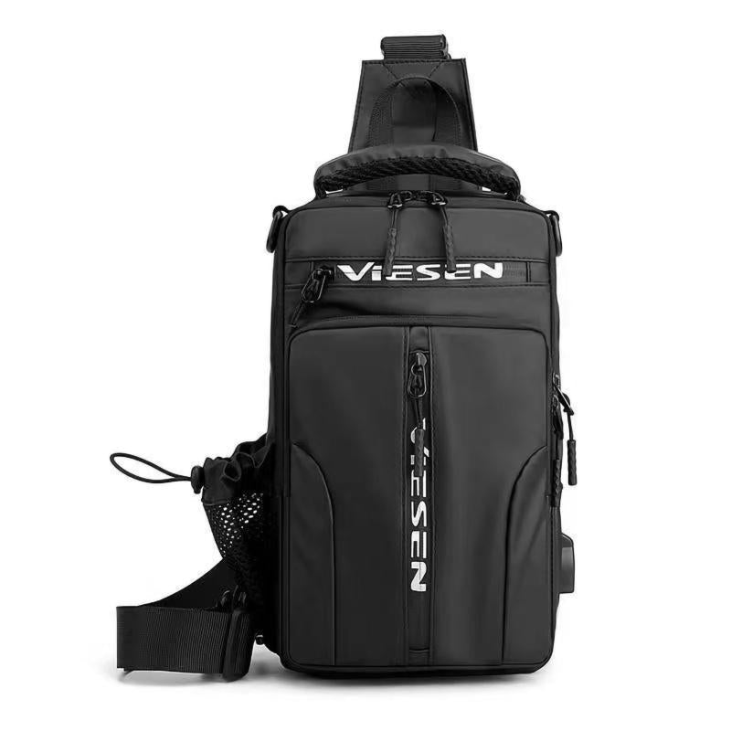 Anti Theft Sling Bagpack Crossbody Backpack USB Charging Chest Bag