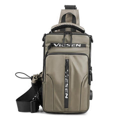 Anti Theft Sling Bagpack Crossbody Backpack USB Charging Chest Bag
