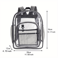 Transparent PVC Backpack Outdoor Sport Large Capacity Bag