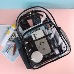 Transparent PVC Backpack Outdoor Sport Large Capacity Bag