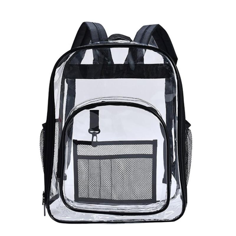 Transparent PVC Backpack Outdoor Sport Large Capacity Bag