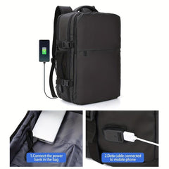 Men's Travel Backpack Large Capacity Lightweight Outdoor Luggage Bag