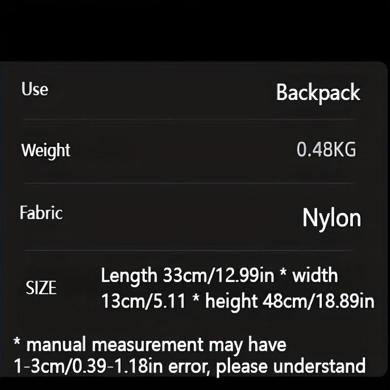 High Capacity Travel Bag Graffiti Pattern Backpack Street Style Schoolbag