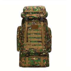 Large Capacity Camo Backpack for Outdoor Sports and Travel