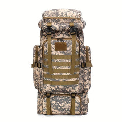 Large Capacity Camo Backpack for Outdoor Sports and Travel