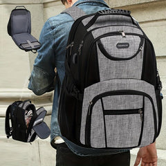Large Capacity Travel Backpack 43x18 cm Business Laptop USB Charging Port