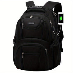 Large Capacity Travel Backpack 43x18 cm Business Laptop USB Charging Port