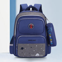 2pcs Backpack And Pen Bag Set for Elementary School Kids