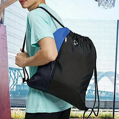 Portable Drawstring Backpack for Travel, Sports & Gym