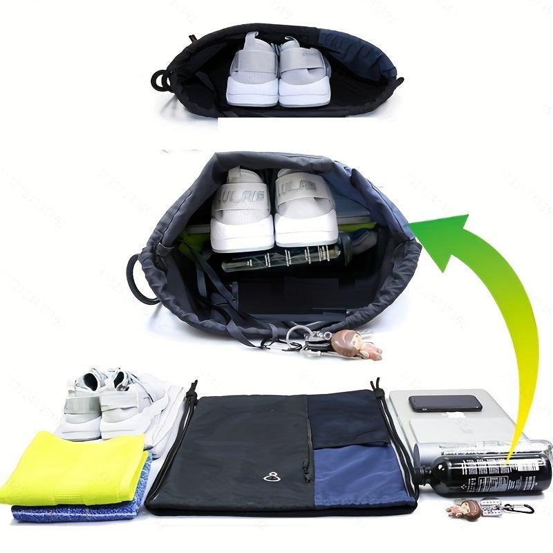 Portable Drawstring Backpack for Travel, Sports & Gym