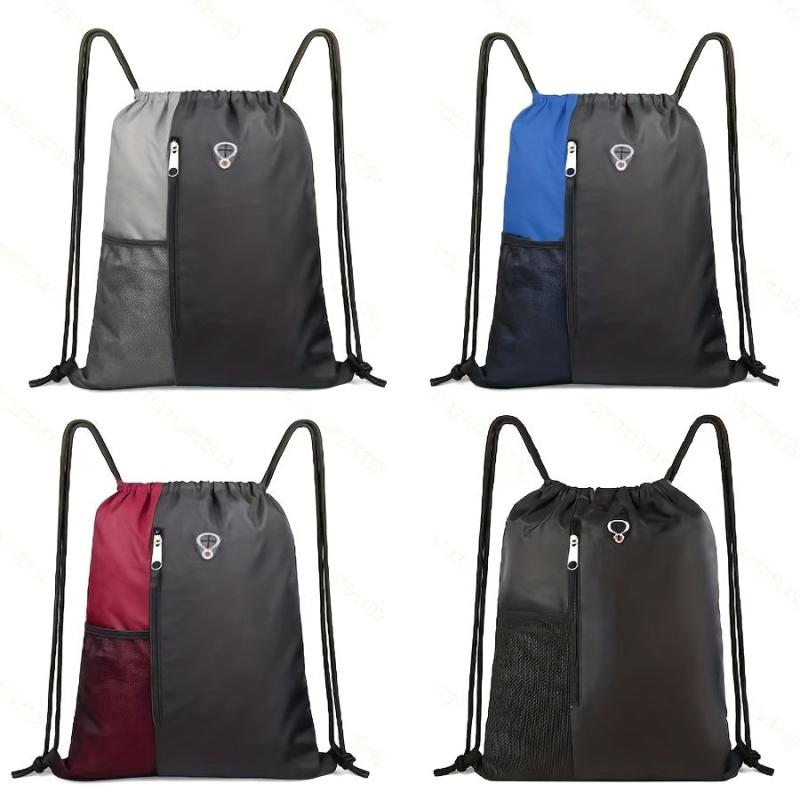 Portable Drawstring Backpack for Travel, Sports & Gym