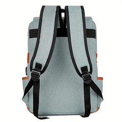 Large USB Backpack Practical Can Hold Men's And Women's Backpack