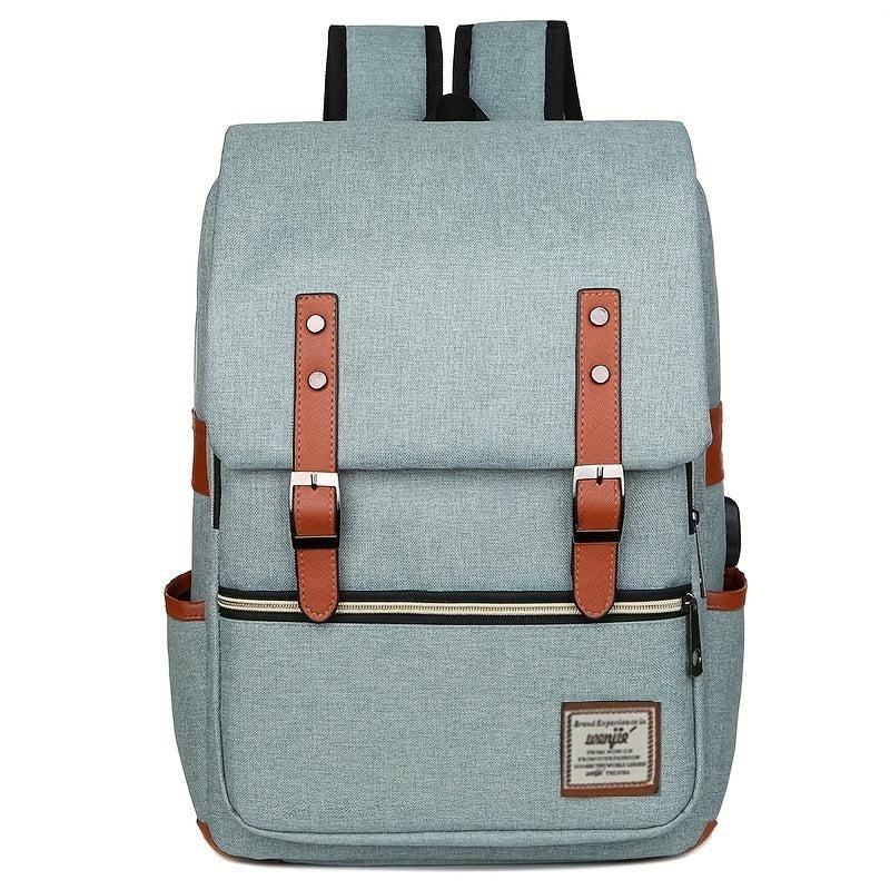 Large USB Backpack Practical Can Hold Men's And Women's Backpack