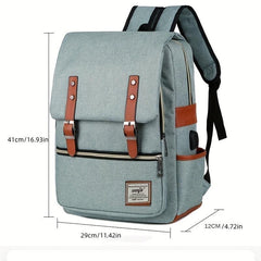 Large USB Backpack Practical Can Hold Men's And Women's Backpack