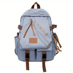 High Capacity Chain Travel Backpack for High School Students