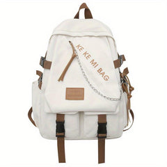 High Capacity Chain Travel Backpack for High School Students