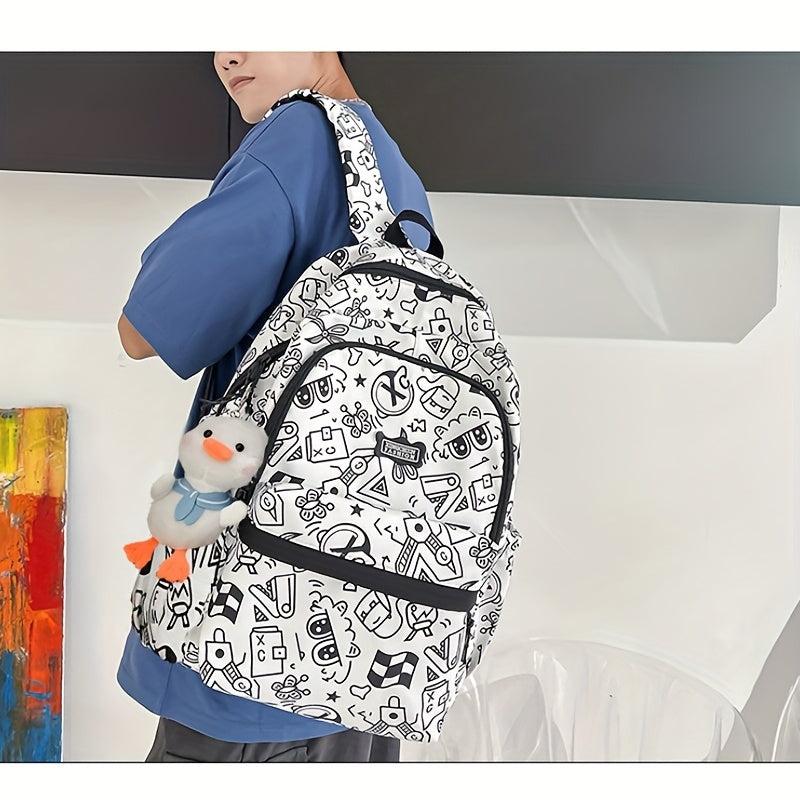 Large Capacity Durable Travel Nylon Backpack