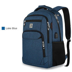 Large Capacity Waterproof Business Travel Backpack 18 inch