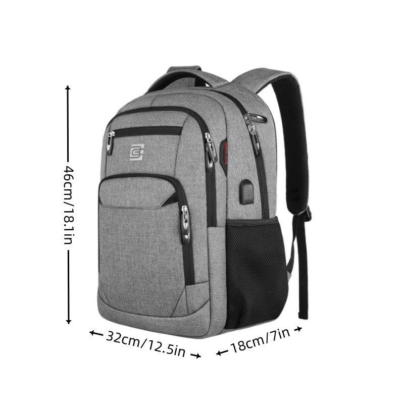 Large Capacity Waterproof Business Travel Backpack 18 inch