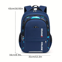 Casual Waterproof School Bag Large Capacity Backpack