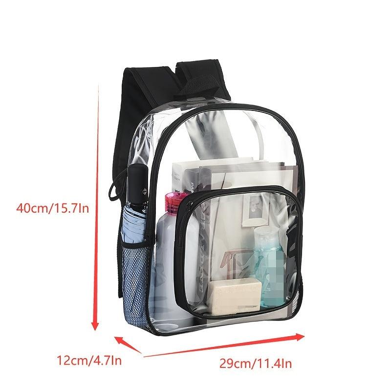 Heavy Duty Clear Backpack School Bag Plastic Transparent Backpack