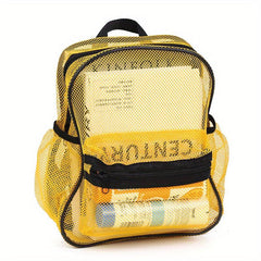 Heavy Duty Mesh Backpack With Padded Shoulder Straps