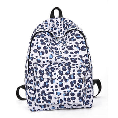 Leopard Grain Backpack Lightweight Schoolbag for Students Casual Bag
