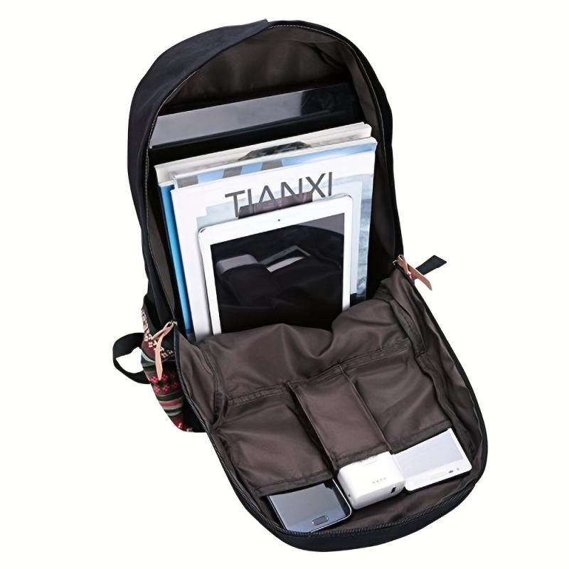 Canvas Waterproof Backpack for 35-56-38-1 cm Laptop
