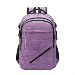 Large Laptop Backpack 17.3 Durable Waterproof Travel Bag USB Charging