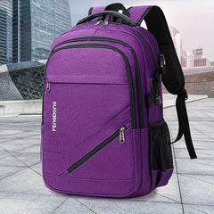 Large Laptop Backpack 17.3 Durable Waterproof Travel Bag USB Charging