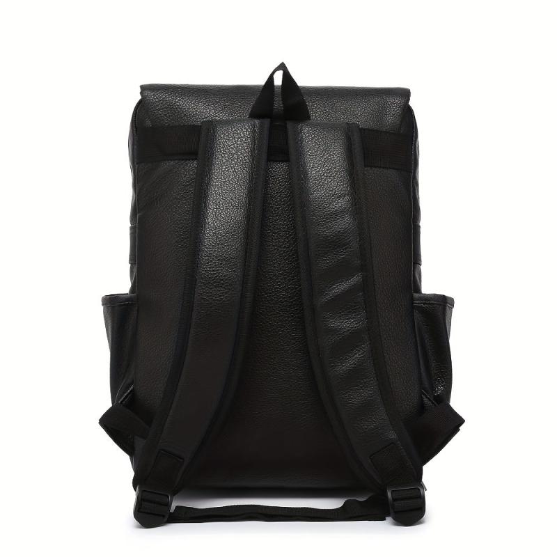Anti-theft Men's Backpack for Business Travel, Flip Cover Design