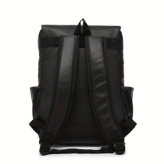 Anti-theft Men's Backpack for Business Travel, Flip Cover Design
