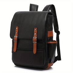 Anti-theft Men's Backpack for Business Travel, Flip Cover Design