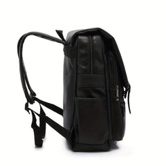 Anti-theft Men's Backpack for Business Travel, Flip Cover Design