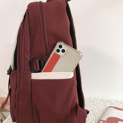 Junior High School Student Schoolbag Large Capacity Backpack