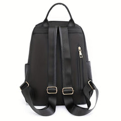 Casual Flower Embroidery Backpack Lightweight Waterproof Oxford Cloth