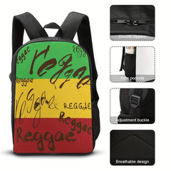 Colorful Printed Commuter Backpack for Travel Daily Use
