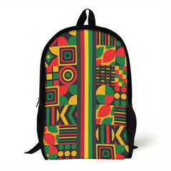 Colorful Printed Commuter Backpack for Travel Daily Use
