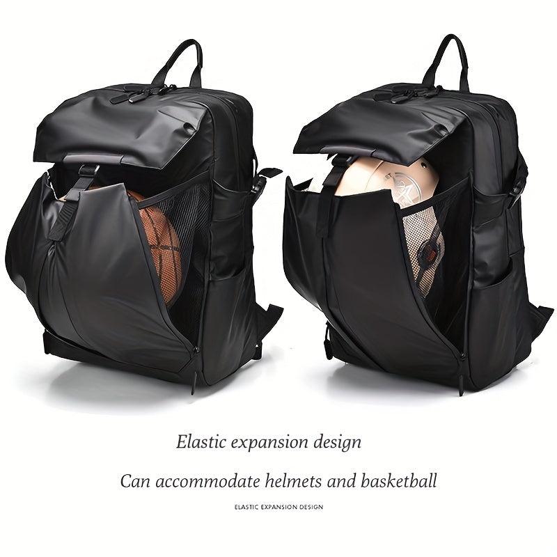 Expandable Travel Backpack Outdoor Sports Backpack For Basketball Helmet