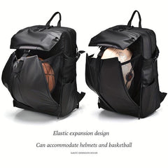 Expandable Travel Backpack Outdoor Sports Backpack For Basketball Helmet