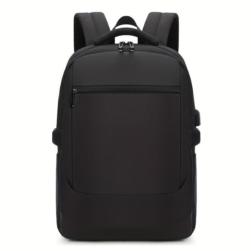 Men's Oxford Bag with USB Charging Port, Large Capacity, Water-Resistant