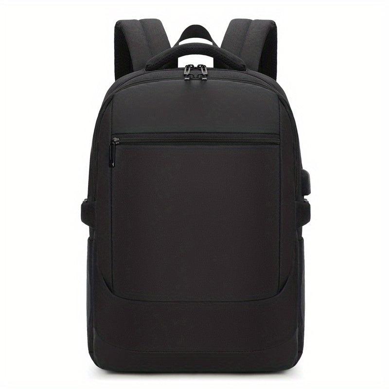 Men's Oxford Bag with USB Charging Port, Large Capacity, Water-Resistant
