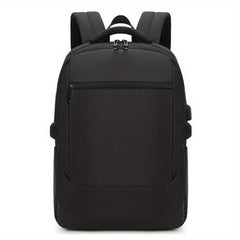 Men's Oxford Bag with USB Charging Port, Large Capacity, Water-Resistant