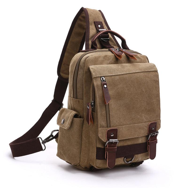 Canvas One Shoulder Travel Backpack