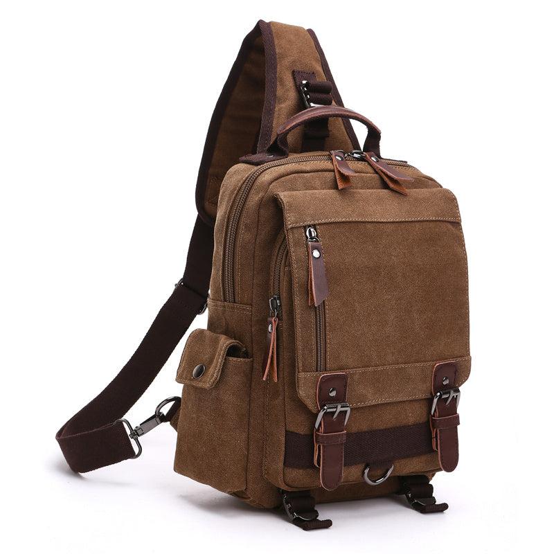 Canvas One Shoulder Travel Backpack