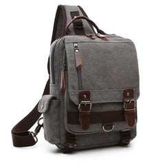 Canvas One Shoulder Travel Backpack
