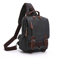 Canvas One Shoulder Travel Backpack