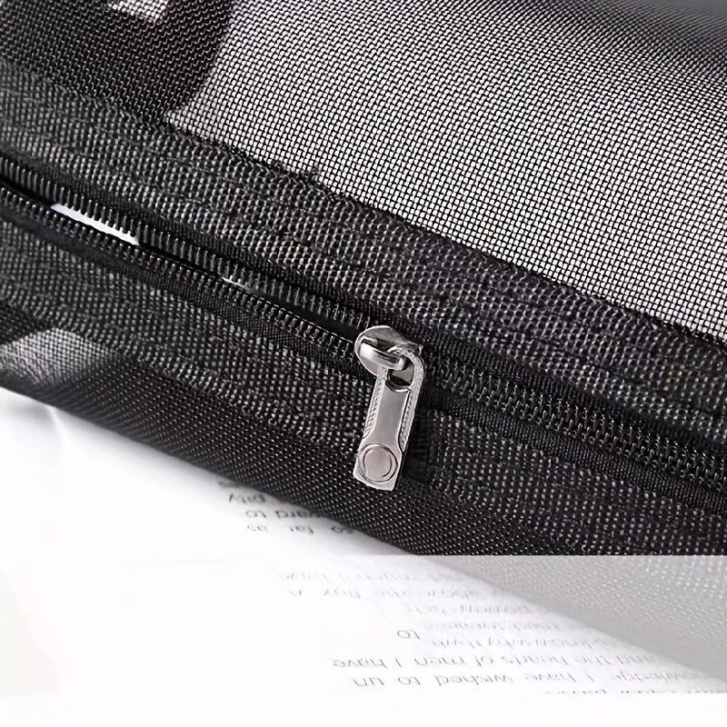 Portable Mesh Large Capacity Cosmetic Bag Travel Cosmetic Storage Set