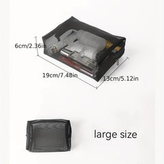 Portable Mesh Large Capacity Cosmetic Bag Travel Cosmetic Storage Set